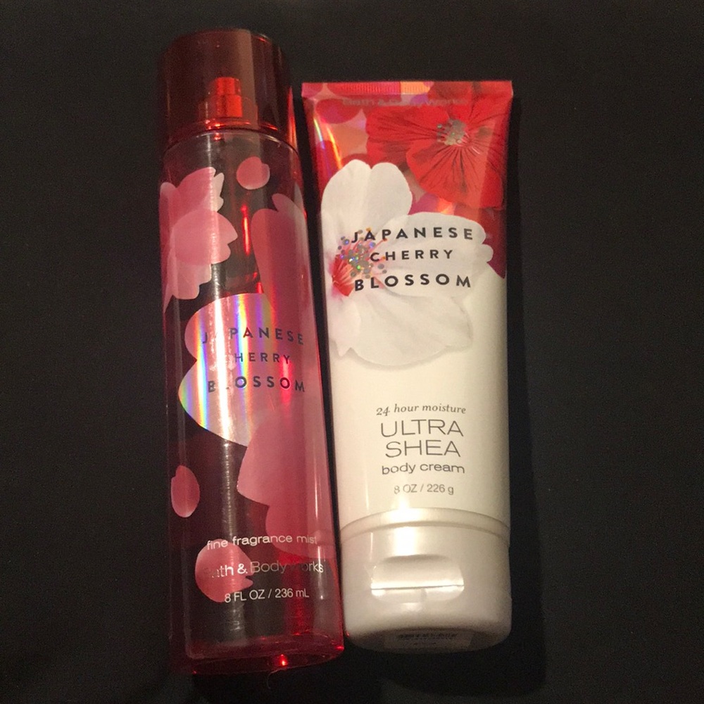 Bath and Body Japanese Cherry Blossom Duo